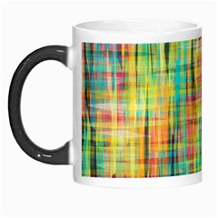 Yellow Blue Red Stripes                                                        Morph Mug by LalyLauraFLM