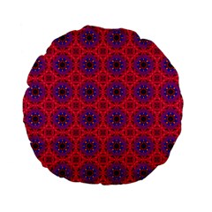 Retro Abstract Boho Unique Standard 15  Premium Flano Round Cushions