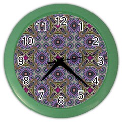 Vintage Abstract Unique Original Color Wall Clock by Simbadda