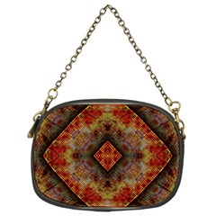 Autumn Kaleidoscope Art Pattern Chain Purse (Two Sides)