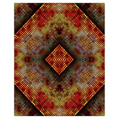 Autumn Kaleidoscope Art Pattern Drawstring Bag (Small)