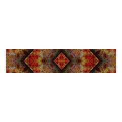 Autumn Kaleidoscope Art Pattern Velvet Scrunchie