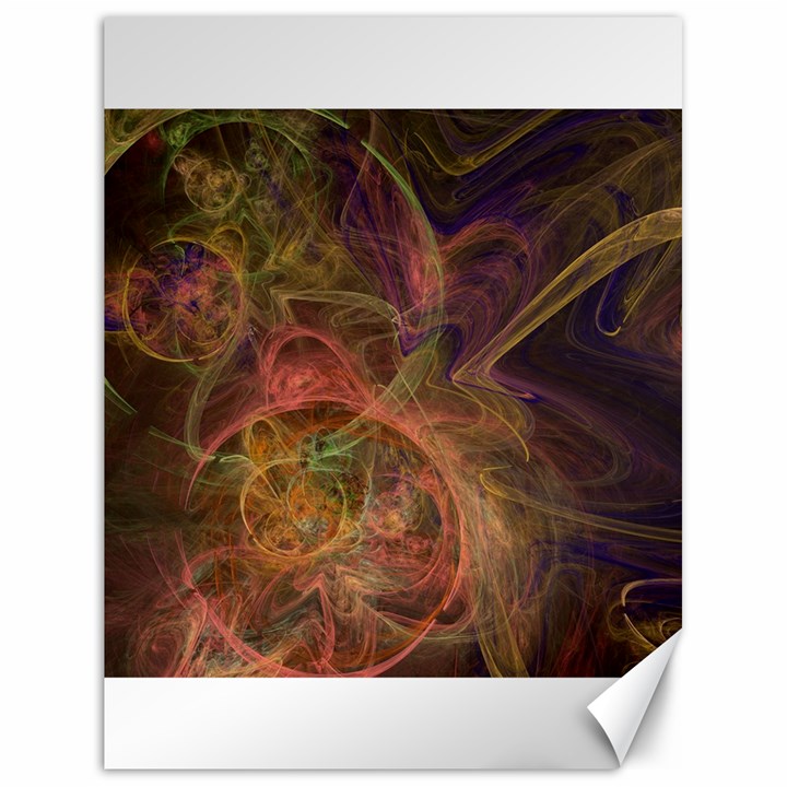 Abstract Colorful Art Design Canvas 18  x 24 