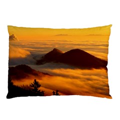 Fog Clouds Sea Of Fog Mountain Pillow Case (two Sides) by Celenk