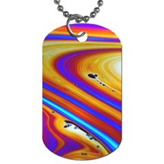 Soap Bubble Color Colorful Dog Tag (two Sides) by Celenk