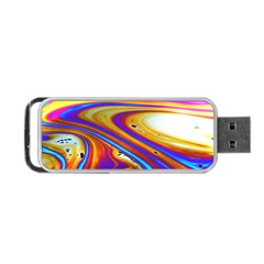 Soap Bubble Color Colorful Portable Usb Flash (one Side) by Celenk