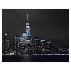 New York Skyline New York City Double Sided Flano Blanket (medium)  by Celenk