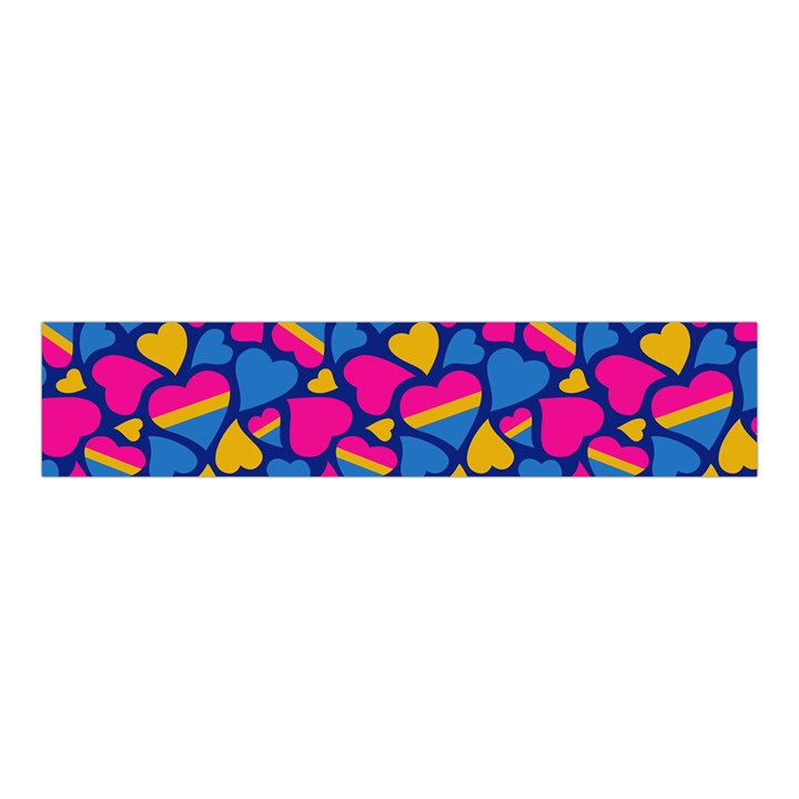 Pansexual Pride Hearts; A cute Pan Pride motif! Velvet Scrunchie