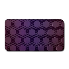 Hexagon Grid Geometric Hexagonal Medium Bar Mats by Celenk