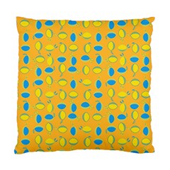 Lemons Ongoing Pattern Texture Standard Cushion Case (one Side) by Celenk