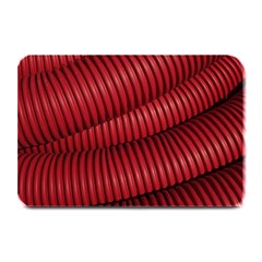 Tube Plastic Red Rip Plate Mats by Celenk