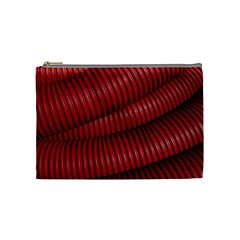 Tube Plastic Red Rip Cosmetic Bag (medium) by Celenk