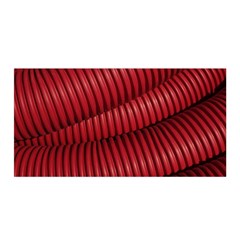 Tube Plastic Red Rip Satin Wrap by Celenk
