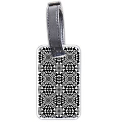 Fabric Design Pattern Color Luggage Tags (one Side)  by Celenk