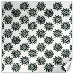 Graphic Pattern Flowers Canvas 16  X 16  by Celenk