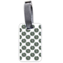 Graphic Pattern Flowers Luggage Tags (one Side)  by Celenk