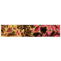 Plant Leaves Foliage Pattern Small Flano Scarf by Celenk