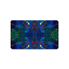 Kaleidoscope Art Pattern Ornament Magnet (name Card)