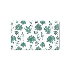 Flower Pattern Pattern Design Magnet (name Card)