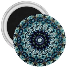 Pattern Abstract Background Art 3  Magnets by Celenk