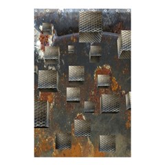 Background Metal Pattern Texture Shower Curtain 48  X 72  (small)  by Celenk