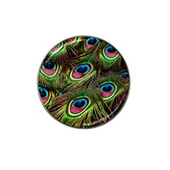 Peacock Feathers Color Plumage Hat Clip Ball Marker (4 Pack) by Celenk