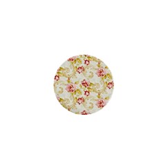 Background Pattern Flower Spring 1  Mini Buttons