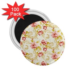 Background Pattern Flower Spring 2.25  Magnets (100 pack) 