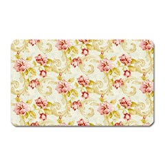 Background Pattern Flower Spring Magnet (Rectangular)