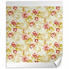 Background Pattern Flower Spring Canvas 20  x 24 