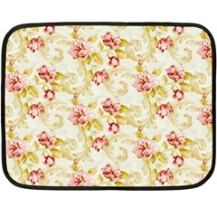 Background Pattern Flower Spring Fleece Blanket (Mini)