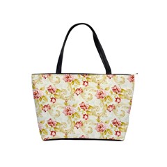 Background Pattern Flower Spring Classic Shoulder Handbag