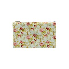 Background Pattern Flower Spring Cosmetic Bag (Small)