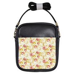 Background Pattern Flower Spring Girls Sling Bag