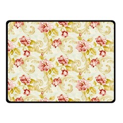 Background Pattern Flower Spring Fleece Blanket (Small)