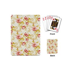 Background Pattern Flower Spring Playing Cards (Mini)