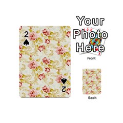 Background Pattern Flower Spring Playing Cards 54 (Mini)