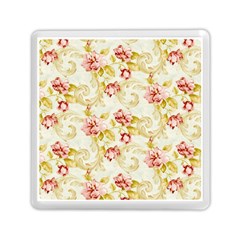 Background Pattern Flower Spring Memory Card Reader (square) by Celenk