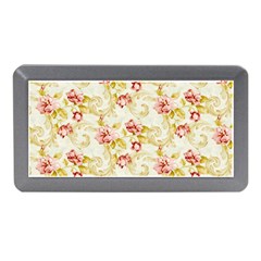 Background Pattern Flower Spring Memory Card Reader (Mini)