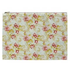 Background Pattern Flower Spring Cosmetic Bag (XXL)