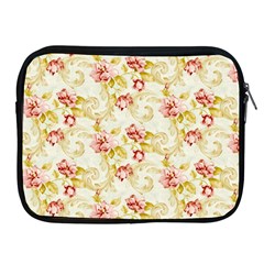 Background Pattern Flower Spring Apple iPad 2/3/4 Zipper Cases