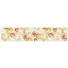 Background Pattern Flower Spring Small Flano Scarf