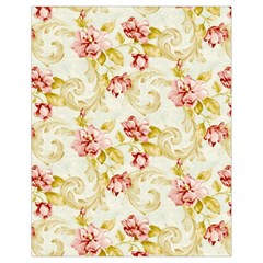 Background Pattern Flower Spring Drawstring Bag (Small)