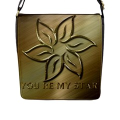 You Are My Star Flap Closure Messenger Bag (l) by NSGLOBALDESIGNS2