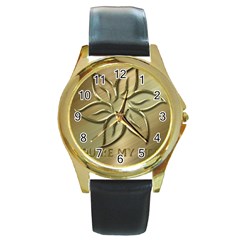 You Are My Star Round Gold Metal Watch by NSGLOBALDESIGNS2