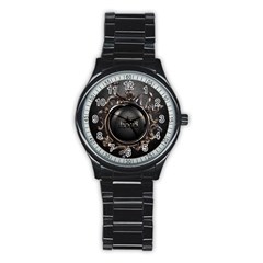 Jesus Stainless Steel Round Watch by NSGLOBALDESIGNS2