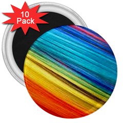 Rainbow 3  Magnets (10 Pack)  by NSGLOBALDESIGNS2