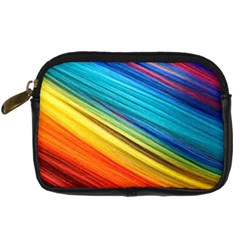 Rainbow Digital Camera Leather Case by NSGLOBALDESIGNS2