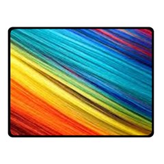 Rainbow Fleece Blanket (small) by NSGLOBALDESIGNS2