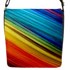 Rainbow Flap Closure Messenger Bag (s) by NSGLOBALDESIGNS2